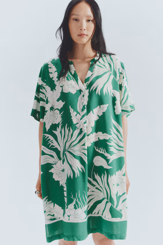 Туничное платье из вискозы