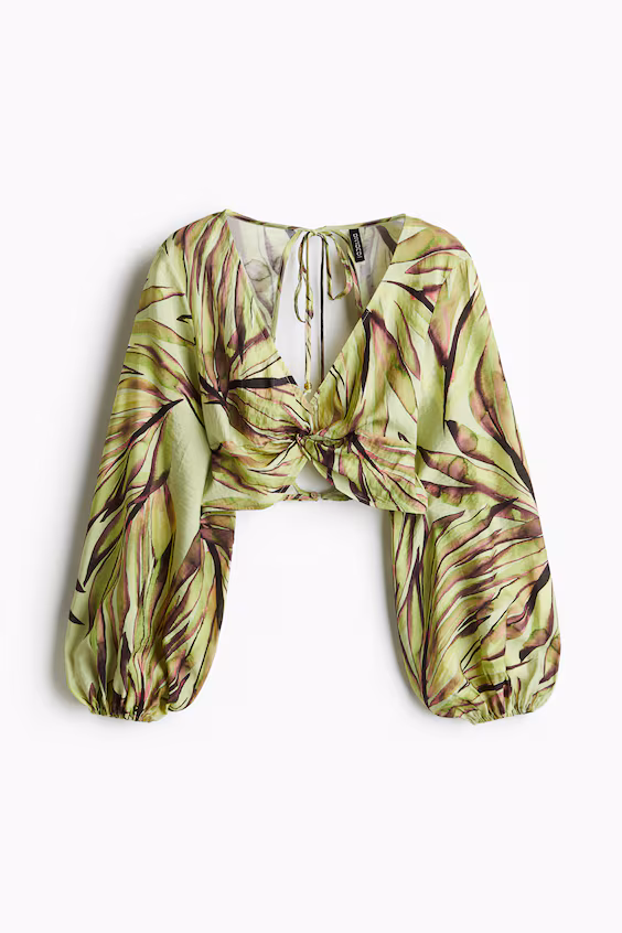 Топ с открытой спиной