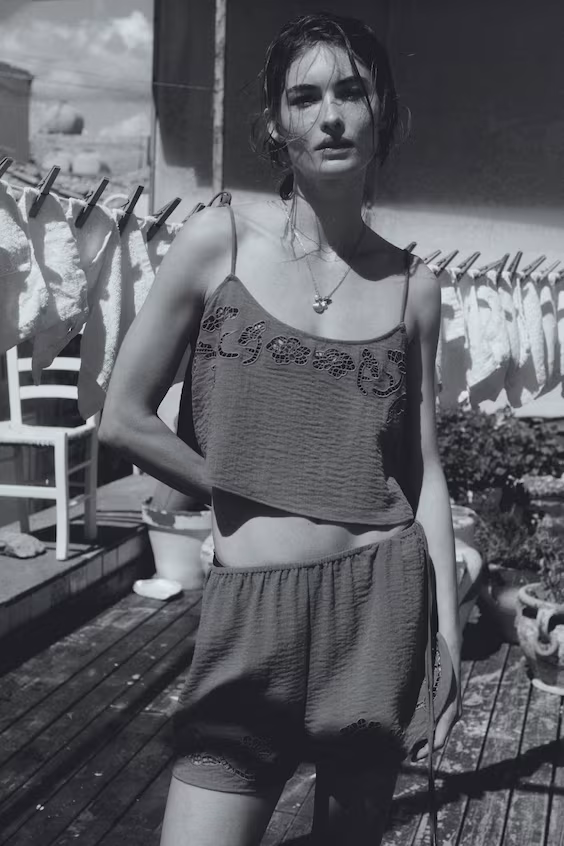 Топ пляжный короткий