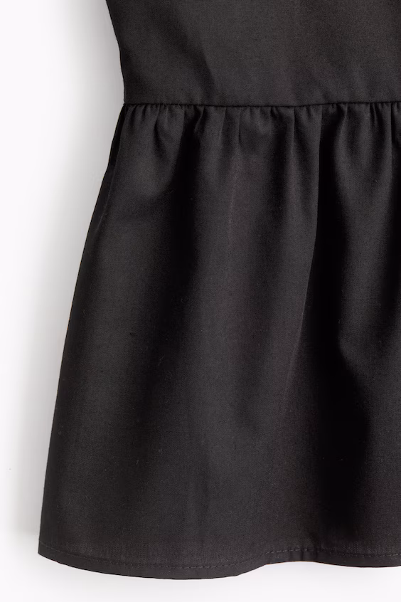 Блуза из поплина с завязками