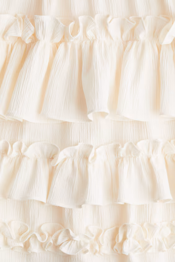 Платье с оборками