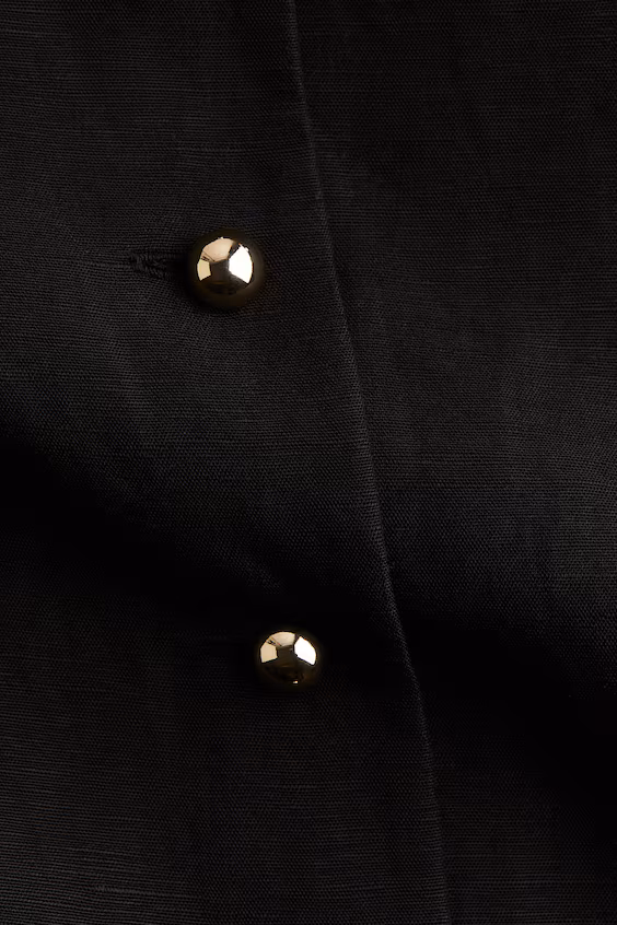 Платье из смесовой льняной ткани