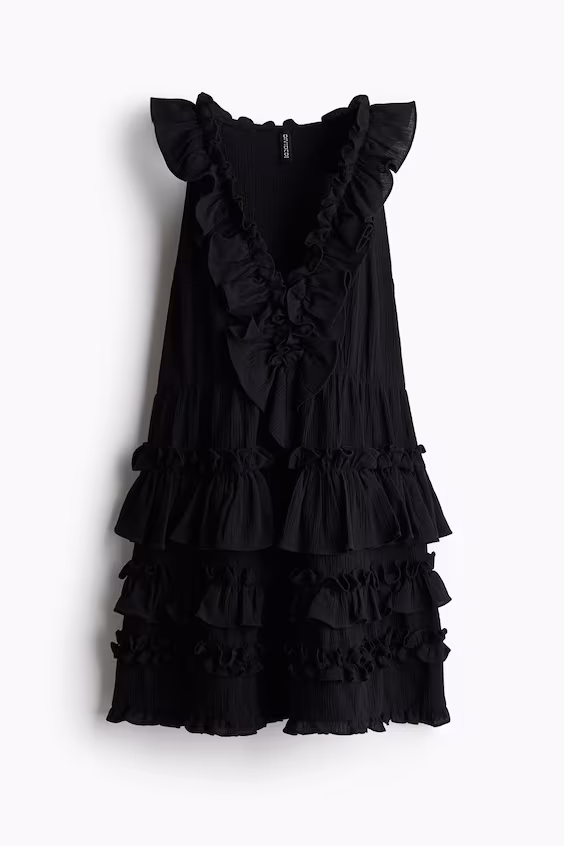 Платье с оборками