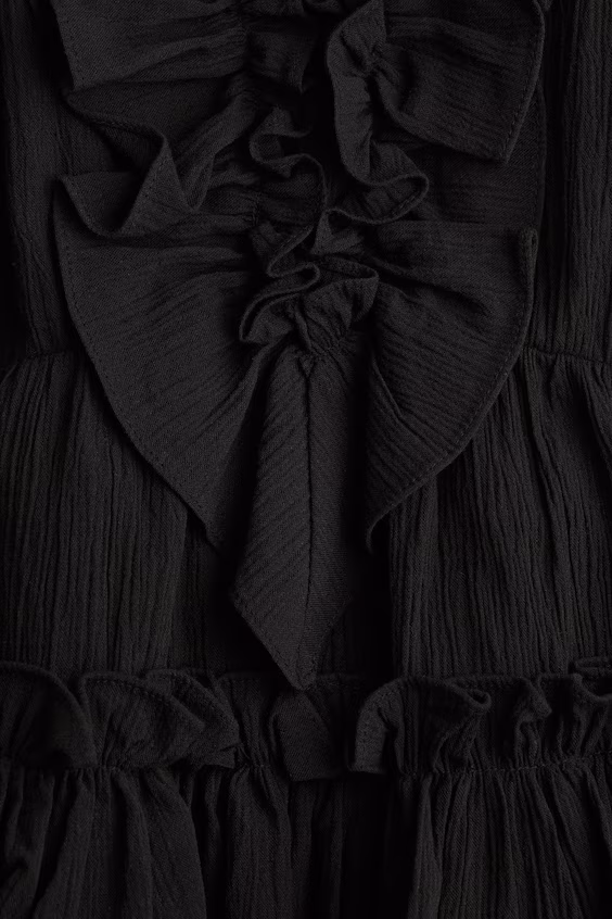 Платье с оборками