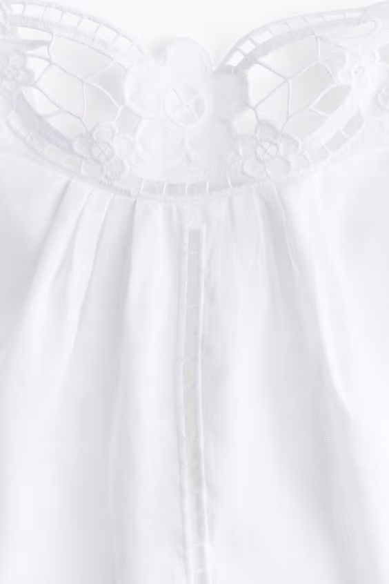 Льняной топ с завязками