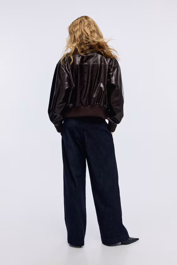 Джинсы regular широкие