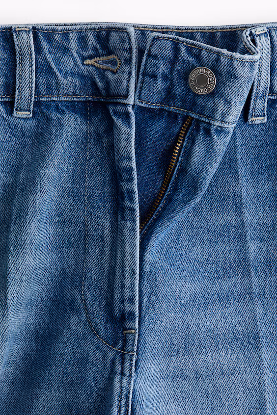 Джинсы high широкие