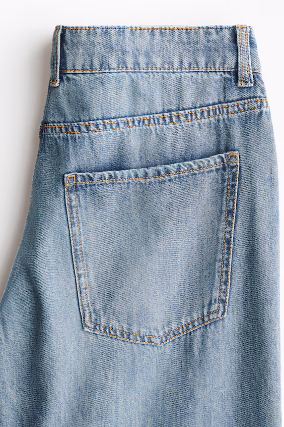 Джинсы regular широкие