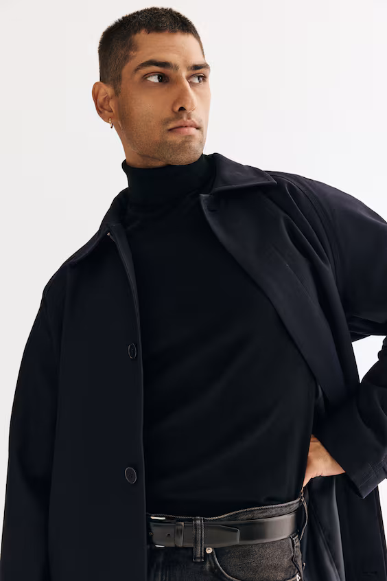 Свитер с высоким воротником regular fit