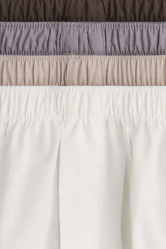 Пакет из 4 плавок из ткани