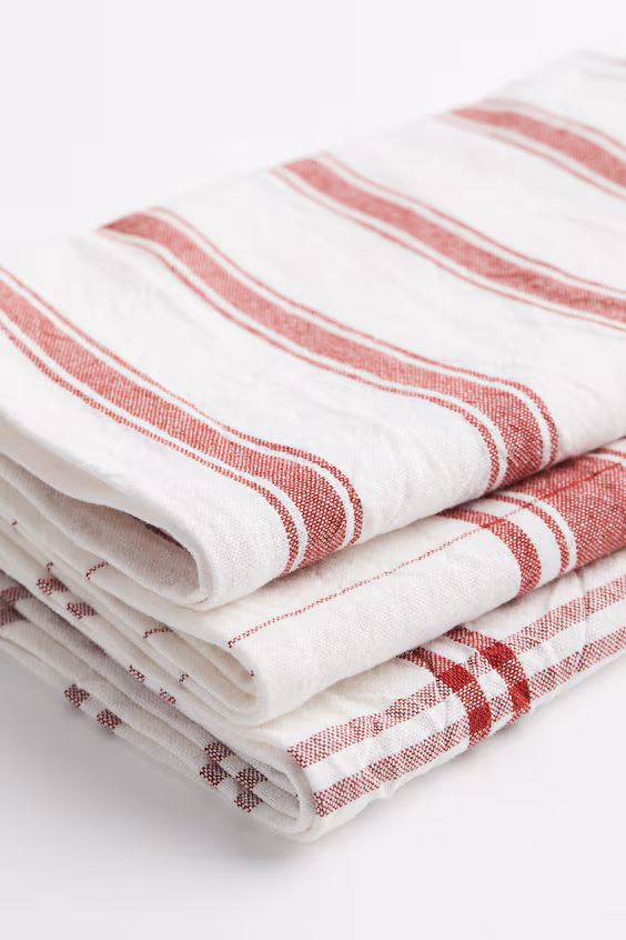 Набор из 3 кухонных полотенец из хлопка