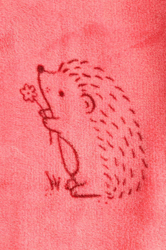 Плед из флиса с узором