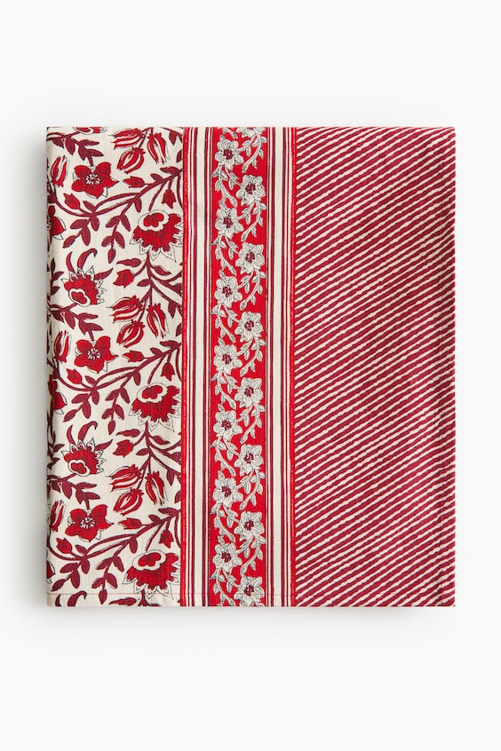 Покрывало из хлопка с узором