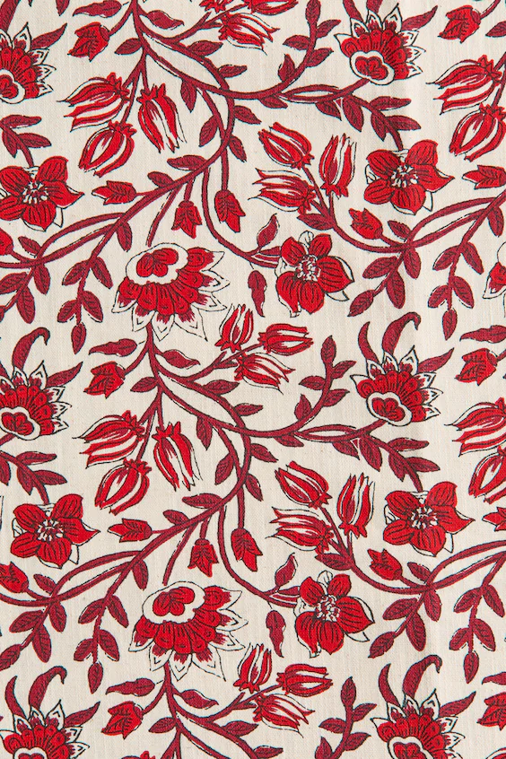 Покрывало из хлопка с узором