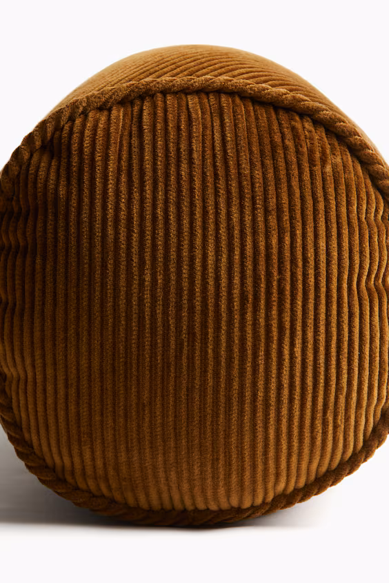 Цилиндрическая подушка из бомбазина