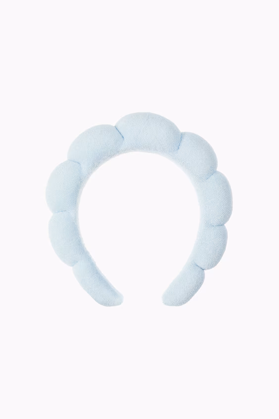 Ободок с подушечкой для ухода за кожей