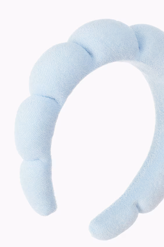 Ободок с подушечкой для ухода за кожей