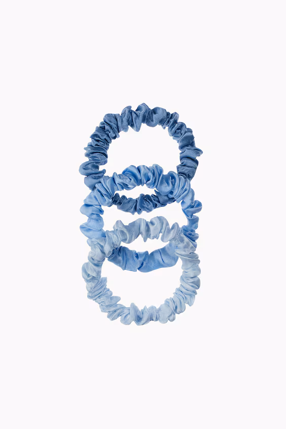 Набор из 3 резинок для волос из шелка