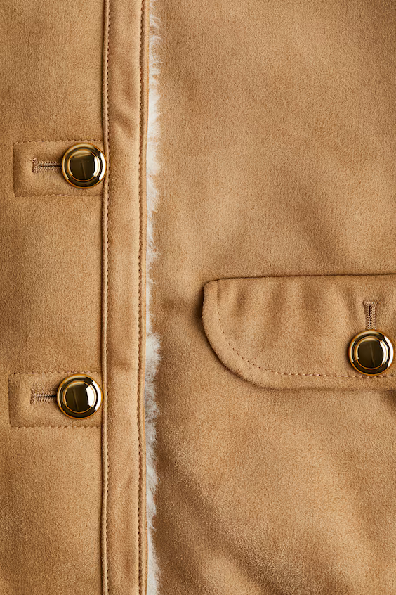 Пальто с меховой подкладкой