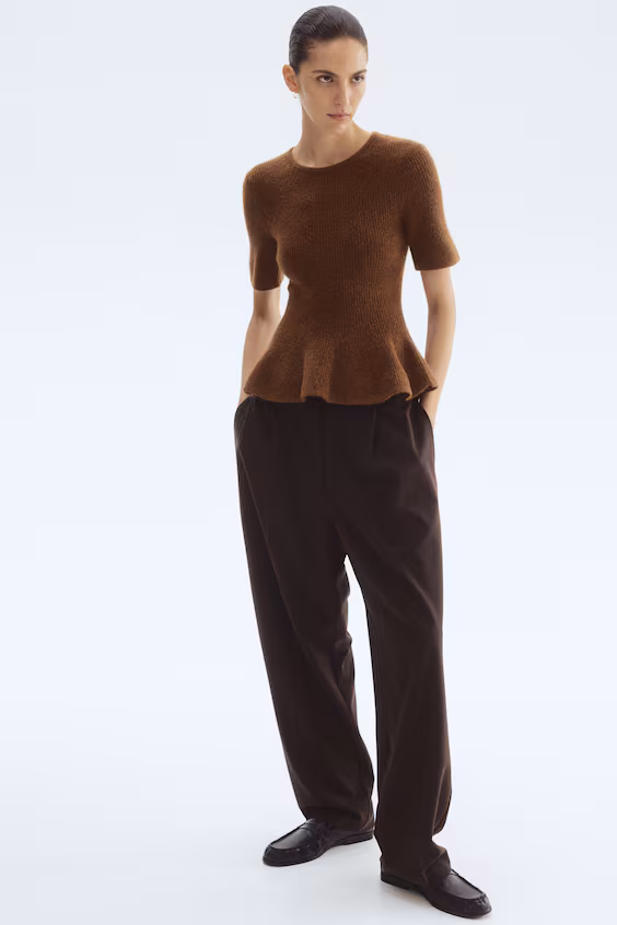 Свитер баска из рубчика