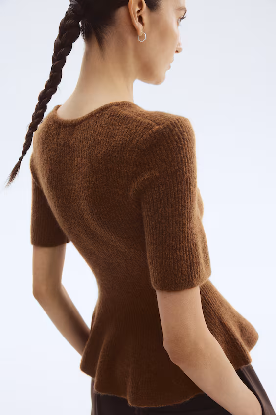 Свитер баска из рубчика