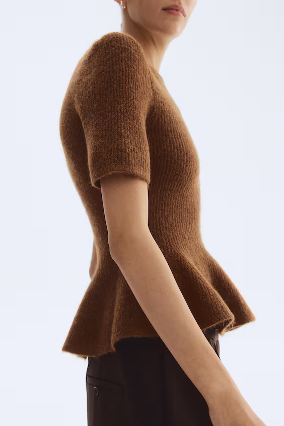 Свитер баска из рубчика