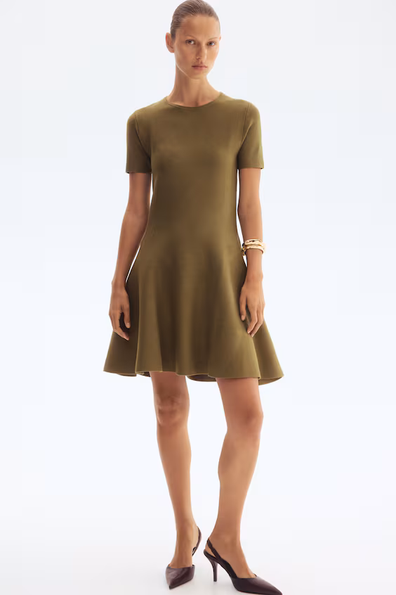 Платье из рубчика