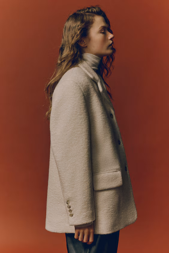 Пиджак с простой застежкой на пуговицы h&m