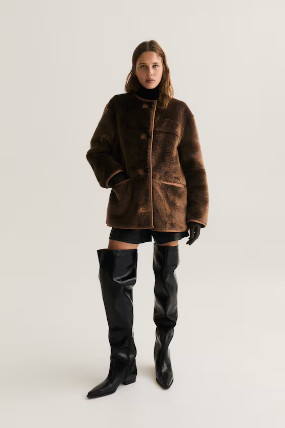 Пушистое пальто