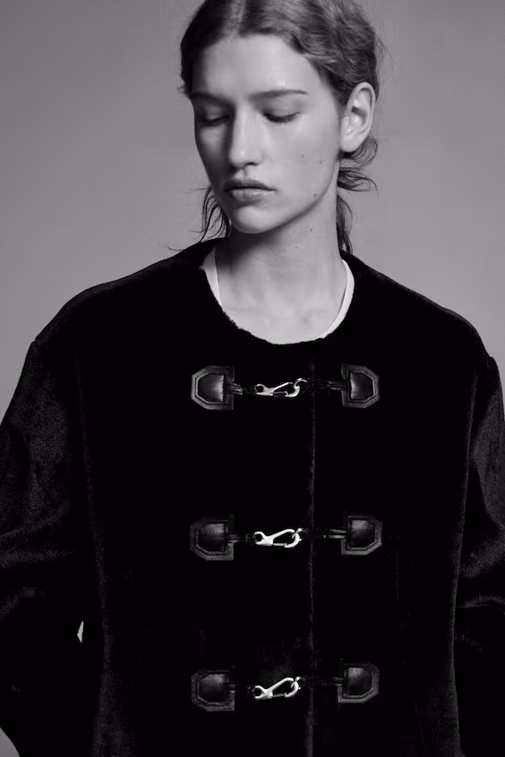 Пальто в стиле канадки