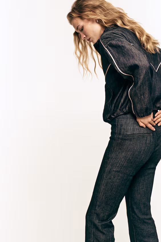 Куртка оверсайз из джинсы