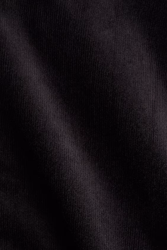 Пальто из хлопковой бархатной ткани