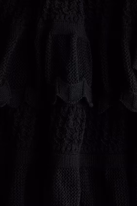 Платье с оборками