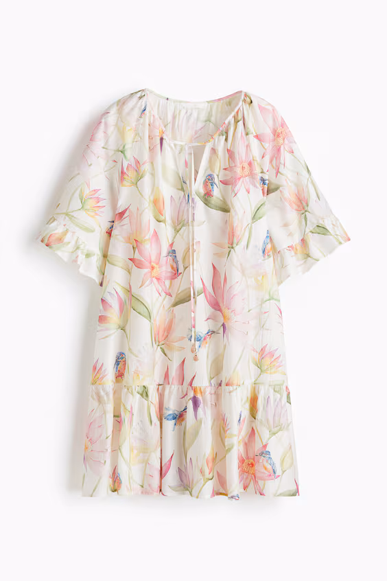 Платье-туника с завязками