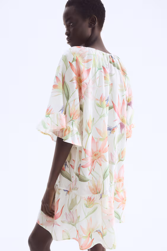 Платье-туника с завязками