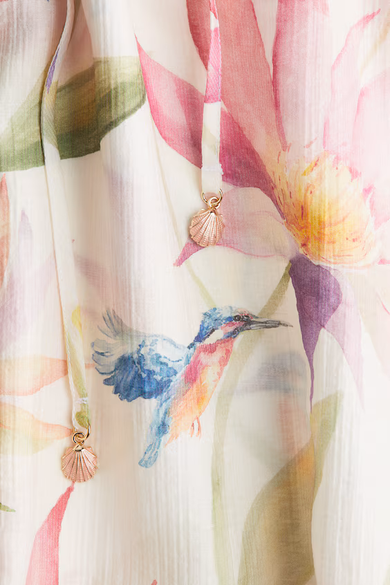 Платье-туника с завязками