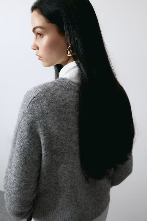 Свитер с узором жаккард