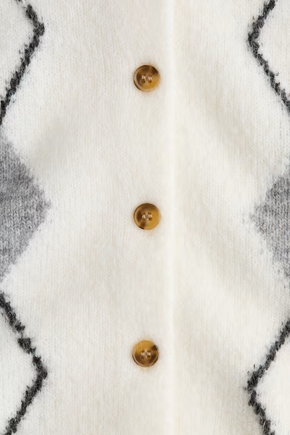 Кардиган из жаккардового трикотажа h&m