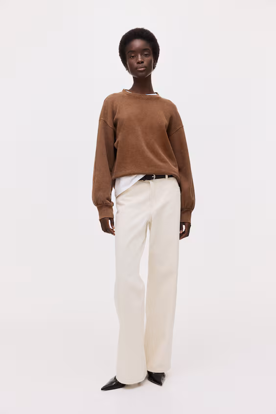 Свитшот с эффектом выцветания h&m