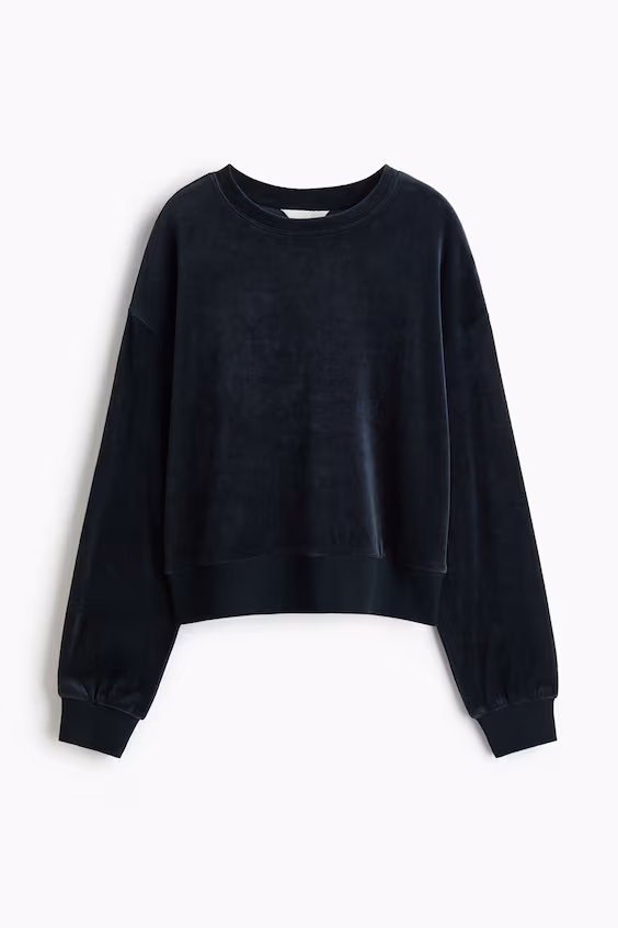 Толстовка из бархата