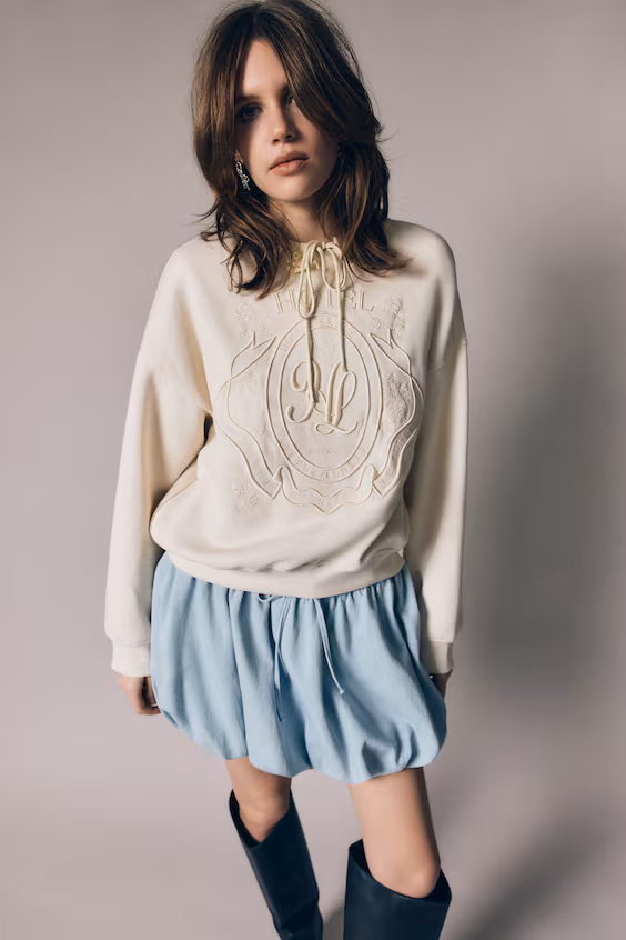 Свитшот с узором