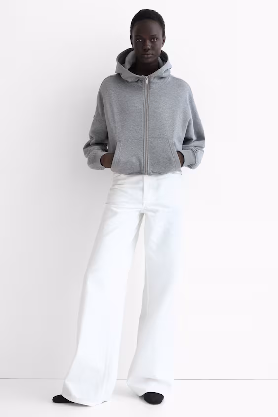 Пальто с капюшоном и молнией