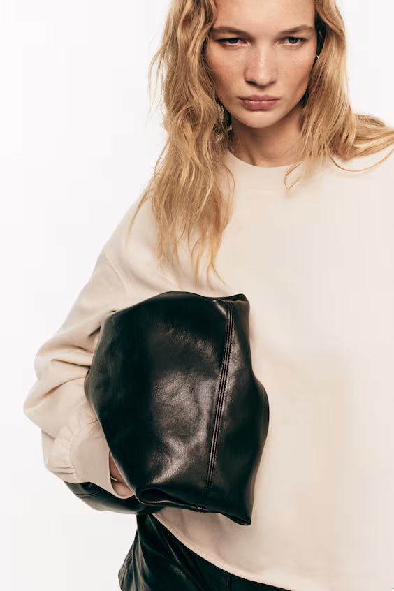 Свитшот с эффектом стирки