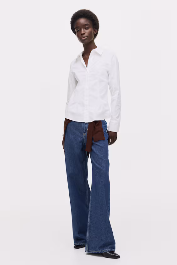 Рубашка облегающая