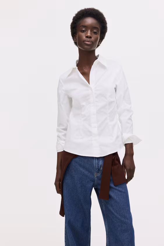 Рубашка облегающая