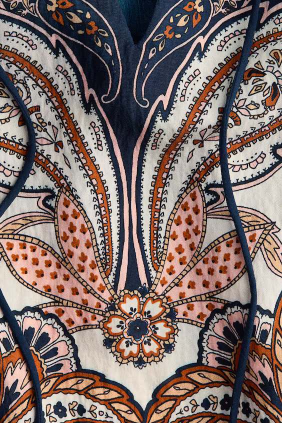 Блуза свободного кроя