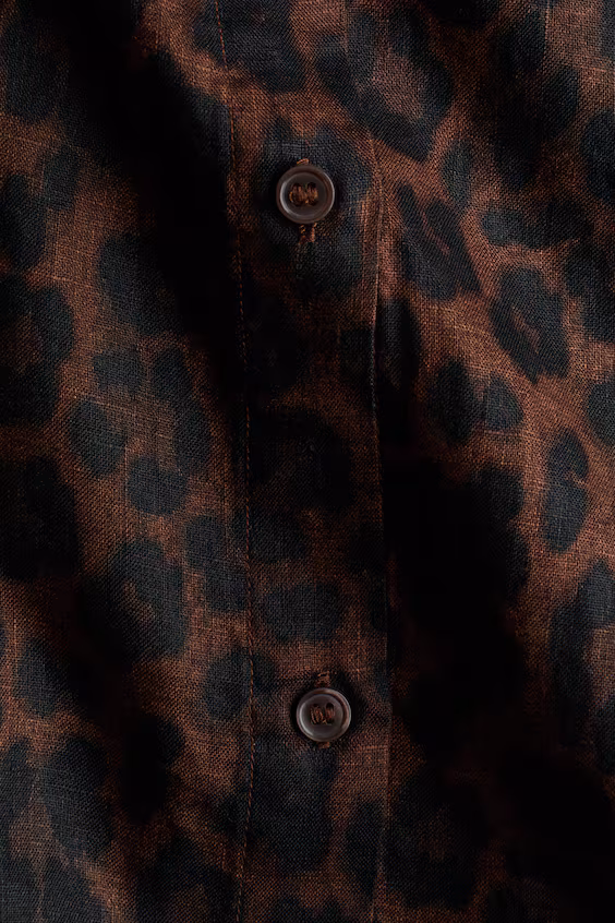 Рубашка для пляжа из льна h&m