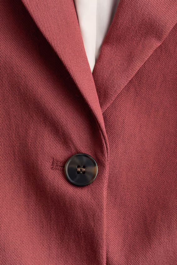 Пиджак с простой застежкой на пуговицы h&m