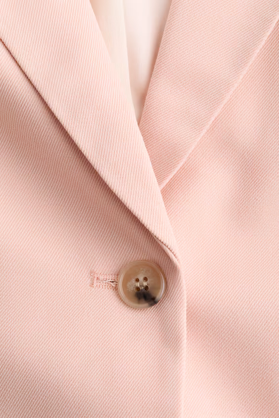 Пиджак с простой застежкой на пуговицу h&m