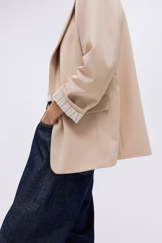 Пиджак из смеси лиоцелла